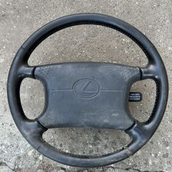 Black Lexus Steering Wheel