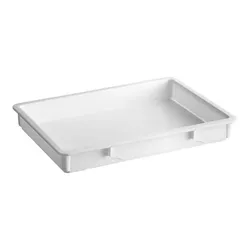 Pizza Dough Boxes 18x26x3 in. Baker's Lane Heavy-Duty Polypropylene Dough Proofing Box