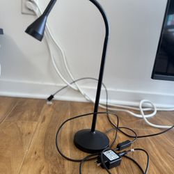 Black Adjustable LED Desk Lamp