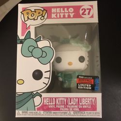 Funko pop exclusive Sanrio hello kitty lady liberty