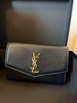 YSL bag uptown saint Laurent wallet on chain