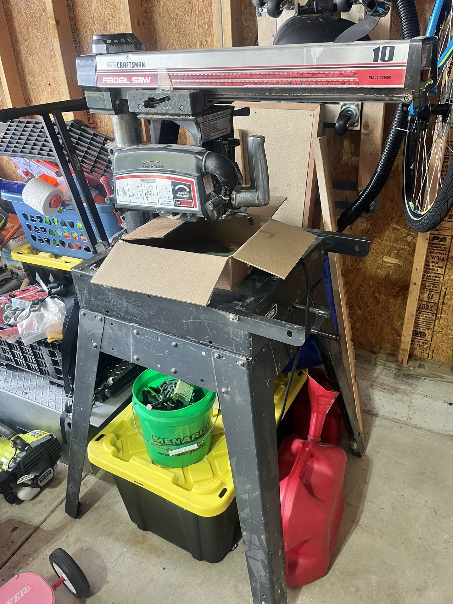 Craftsman Radial Saw Table 