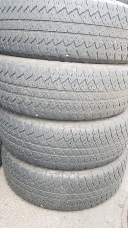 4 tires Bridgestone 255/70R18