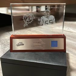 2003 Absolute Memorabilia Junior Seau Collectors Patch Plaque