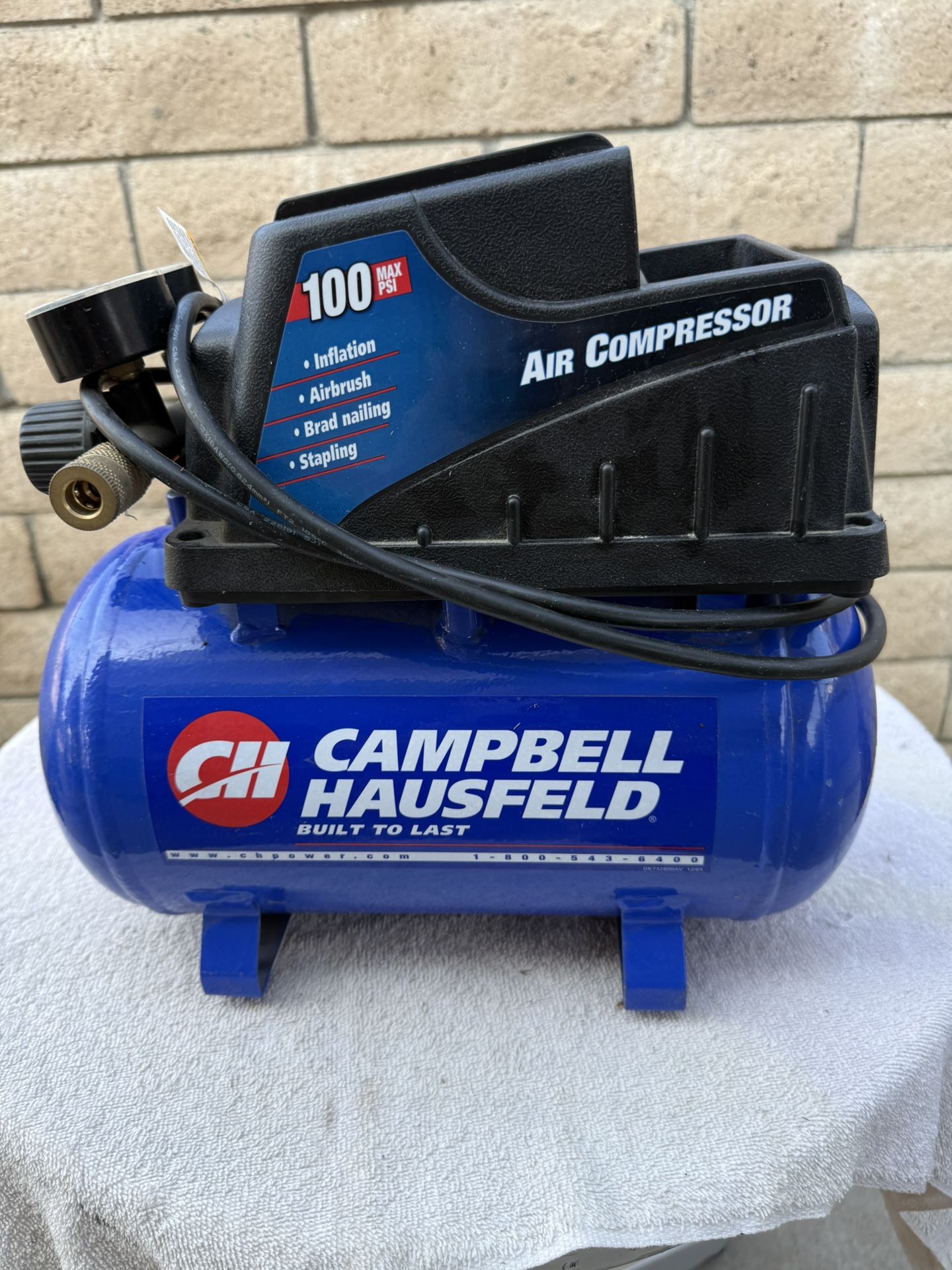 Campbell & Hausfeld Air Compressor Barely Used
