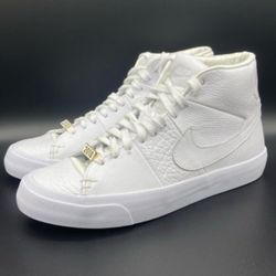 Nike Blazer Royal QS Triple White Mid Men's Size 10