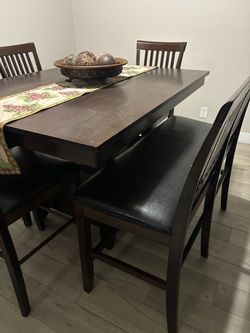 Dining table with chairs