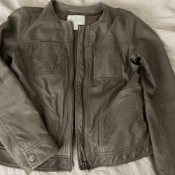 Hinge Brown Ladies Bomber Jacket