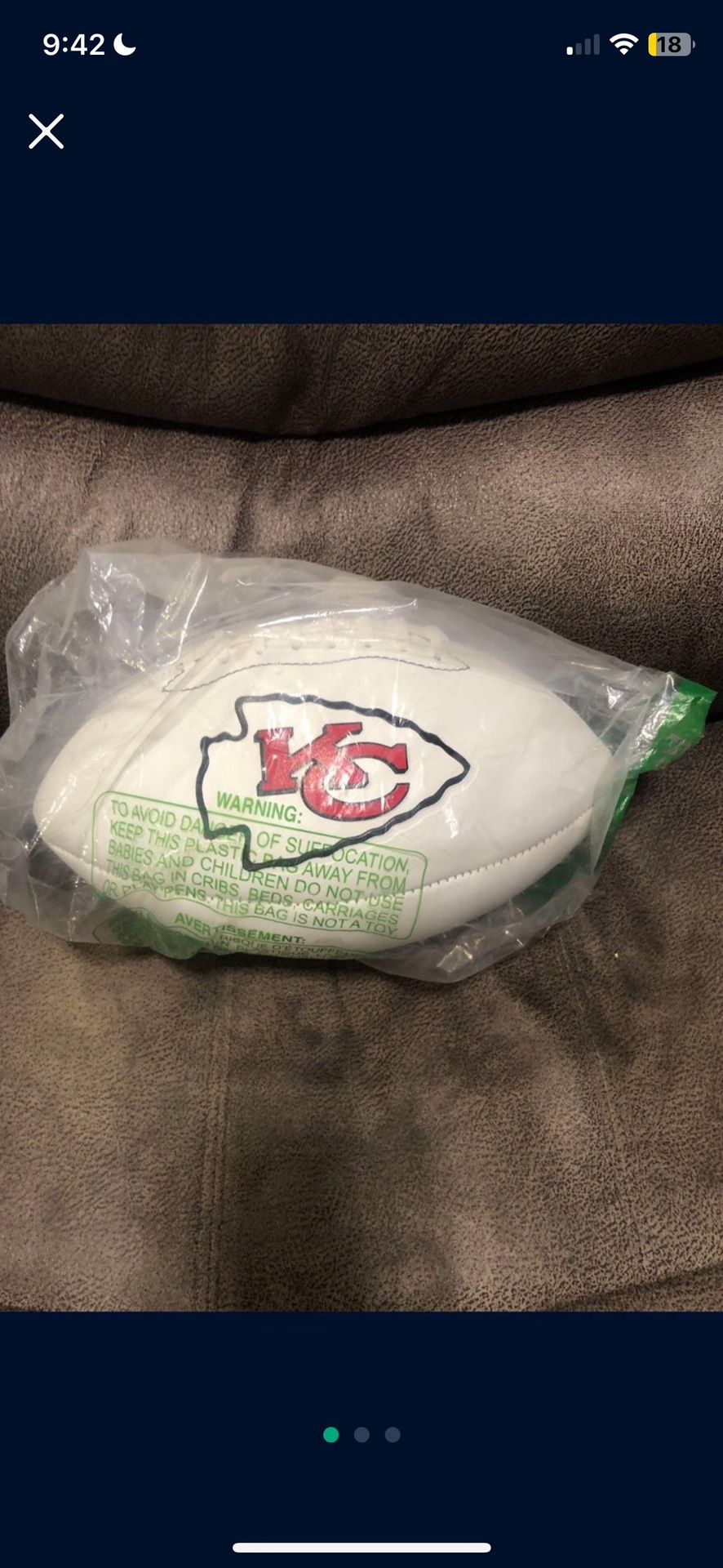 kc chiefs ball 