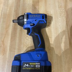 Kobalt 1/2” impact wrench with 4.0 batt no charger $130 firm in n Lakeland 