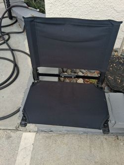Black Bleacher/Stadium Seat