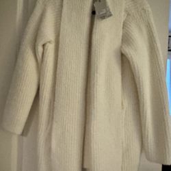 Barefoot Dreams Cable Cardigan-Cream-Small