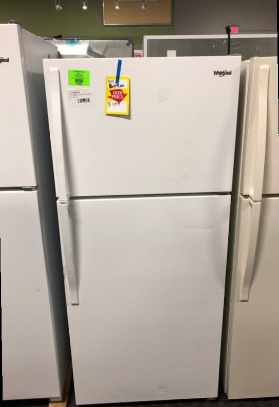 Whirlpool Top Freezer Refrigerator White YO3