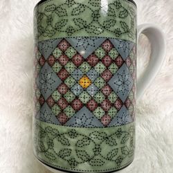 Dansk Quiltings Dinnerware Series “Trieste” Mug 