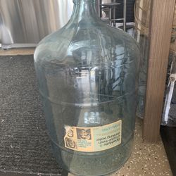 Vintage Sparkletts 5 Gallon Glass Bottle