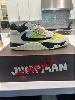 Travis Scott X Jordan Jumpman Jack Tr 'Bright Cactus' Size 11.5