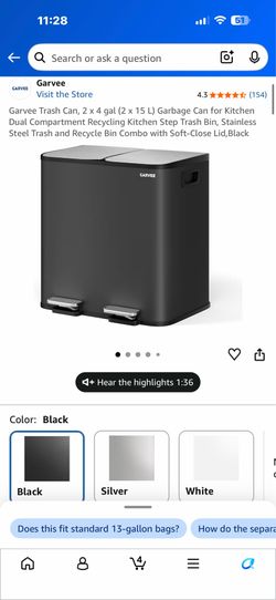 Double trash can