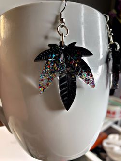 Cannabis Leaf Earrings
