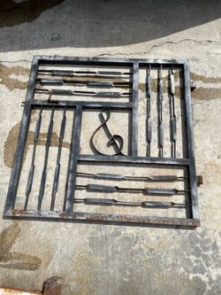 Gate, wrought iron