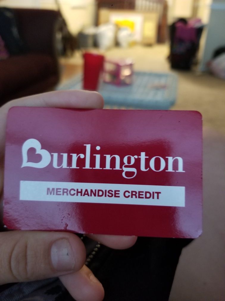 Burlington card