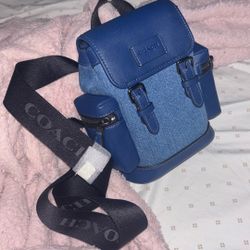 Coach Mini Denim Backpack 