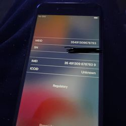 Unlocked Black iPhone 7 32gb