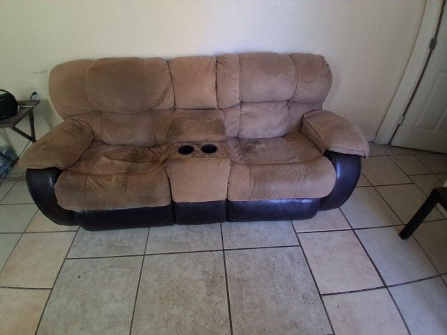 Comfortable Couch. Theater Style Seating. 