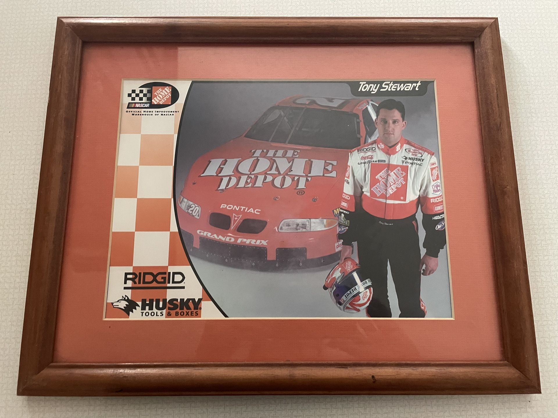Tony Stewart Framed Picture