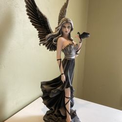 24” Tall Gothic Dark Angel Statue 