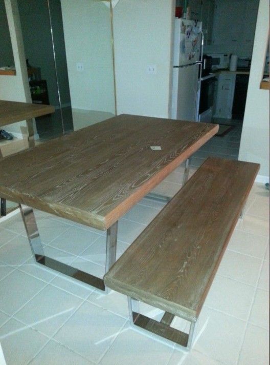 Dining Table With Bench And 4 Chairs