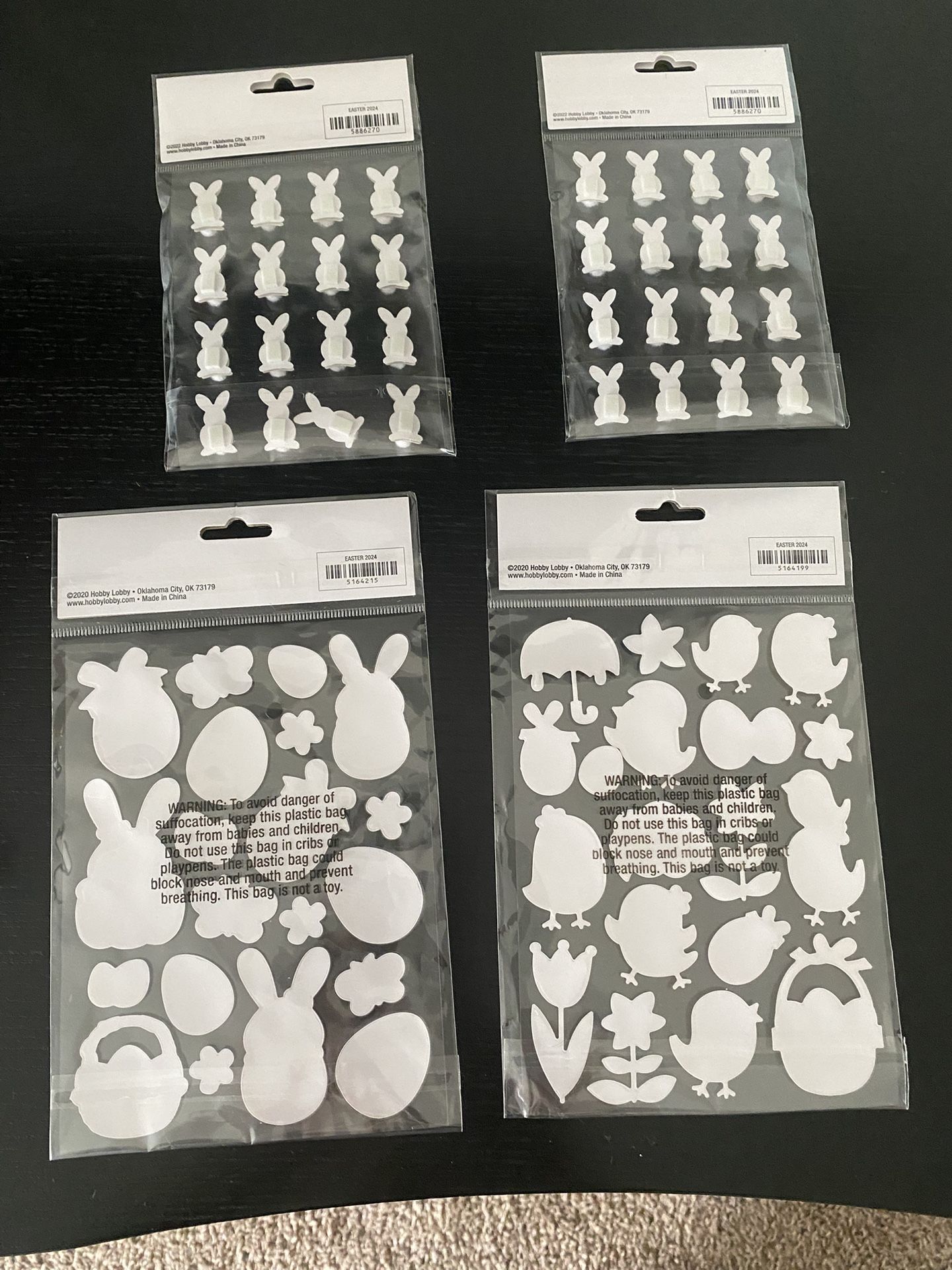 Easter stickers Each $2