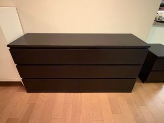 IKEA Malm Dresser Dark Brown New Condition