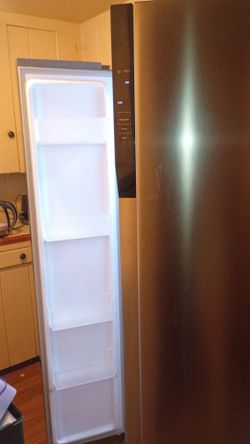 Side-by-Side Refrigerator Stainless Steel