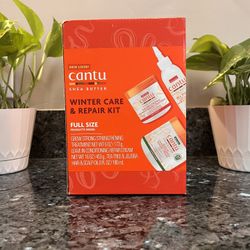 Cantu Shea Butter Winter Repair Kit Treatment Leave-in Conditioner Tea Trea Oil