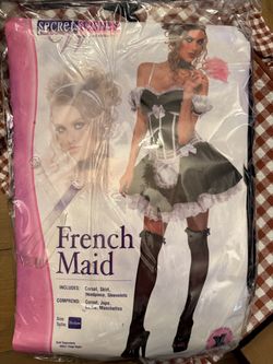 Halloween costume French Maid adult medium
