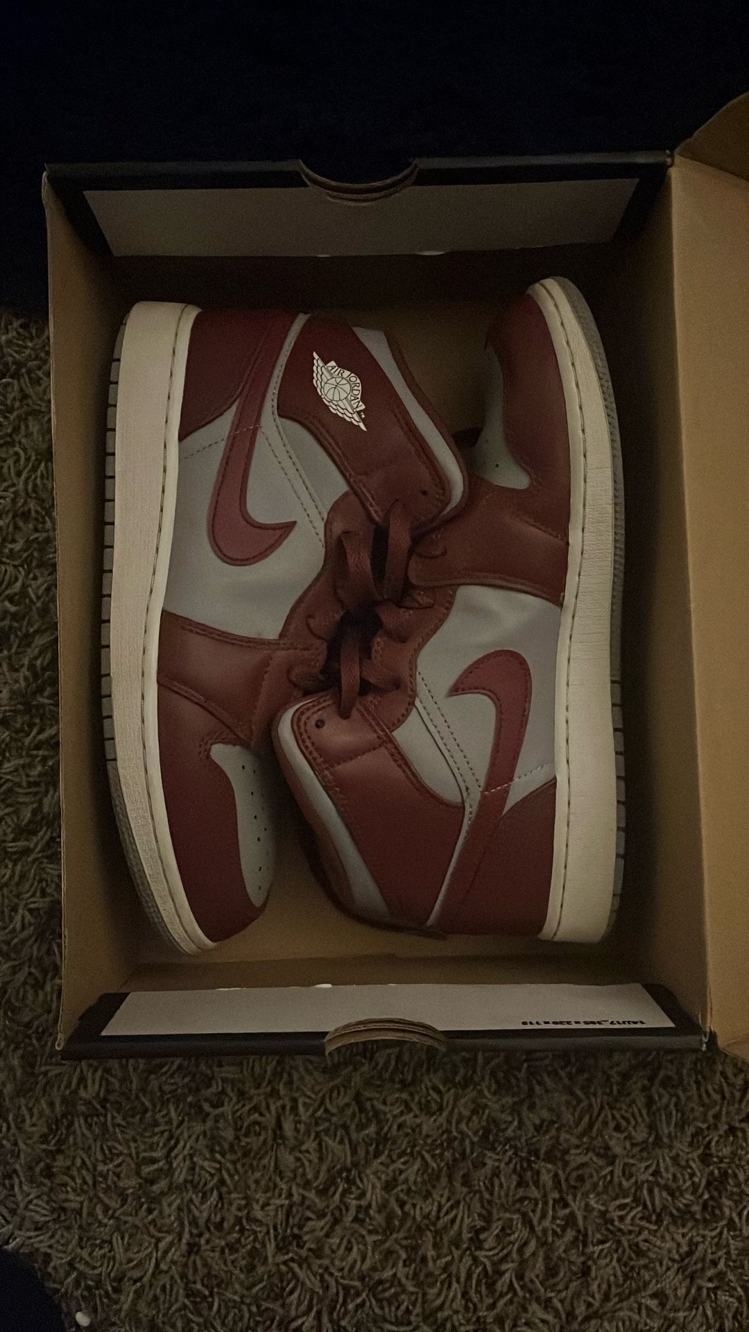 Jordan1 Cherrywood Red 7Y