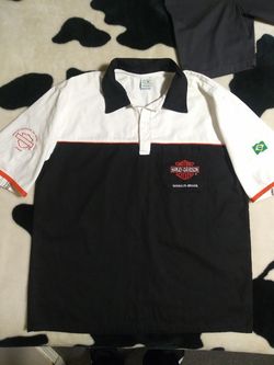 Super rare Harley Davidson Staff work shirt from Brazil