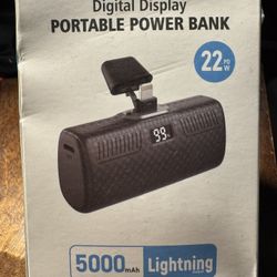 Gin Foxi Digital Display Portable Power Bank  22PDW Lightning 