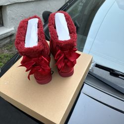 Red Uggs Size 9