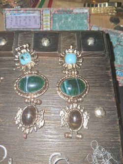 Silver earings