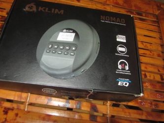 KLIM Nomad Portable CD Player Bluetooth New Open Box