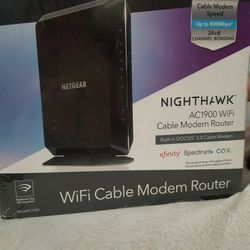 Netgear  Wifi Cable Modem  Router 