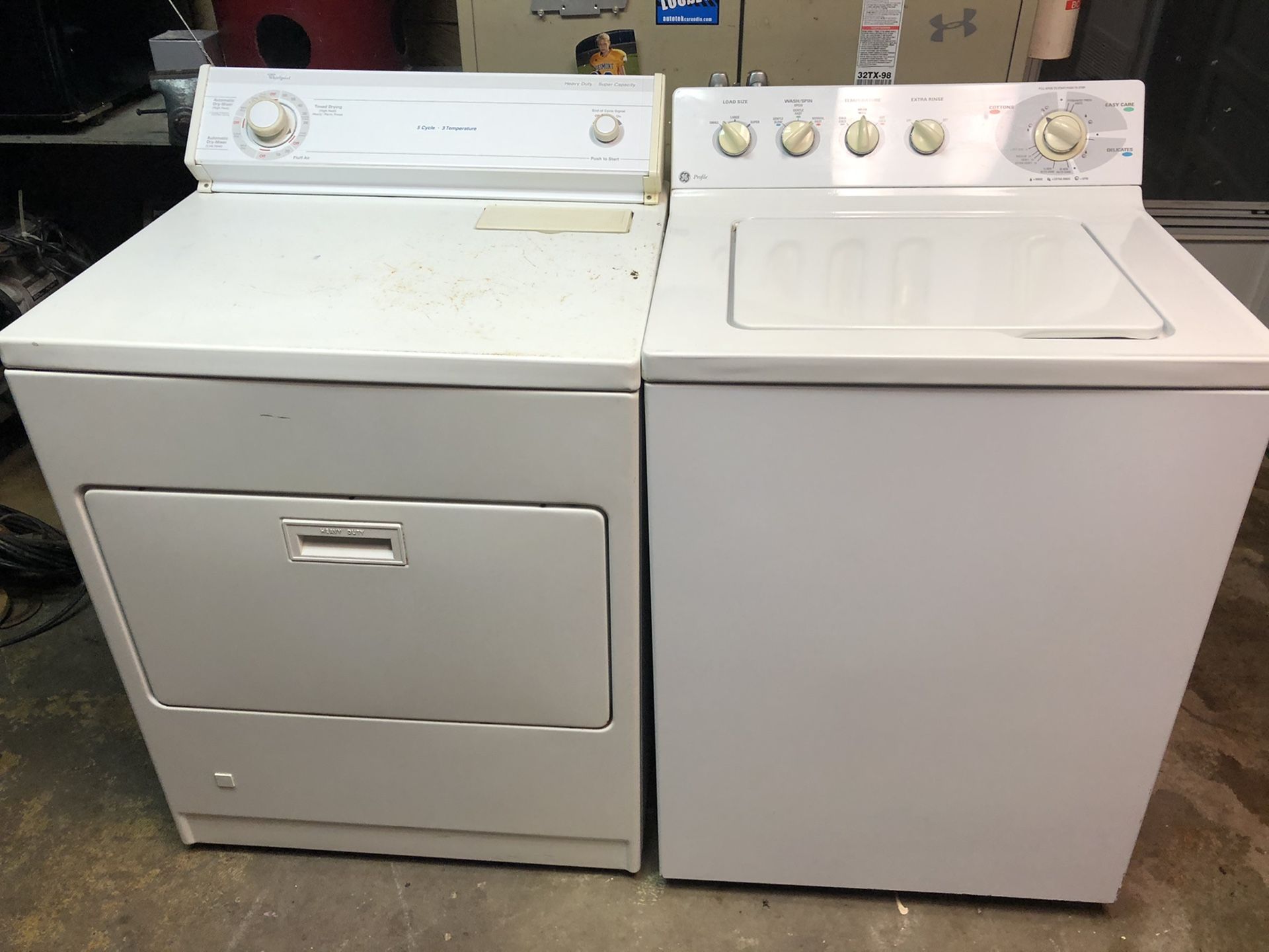 Whirlpool Gas Dryer & GE Washer for Sale in Tulsa, OK OfferUp