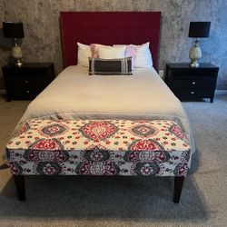 Pink Bassett Furniture Bed Frame 