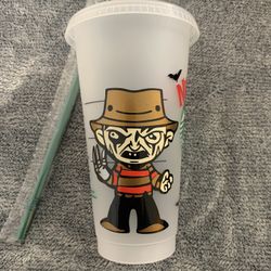 Freddy Krueger Starbucks Cup 