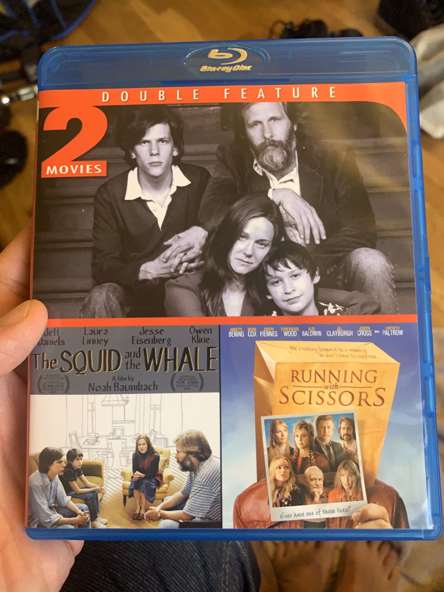 Squid and the Whale Blu Ray *Running with Scissors *