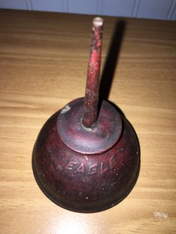Vintage Eagle oil can
