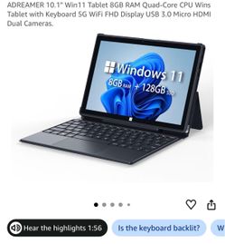 Windows 11 tablet