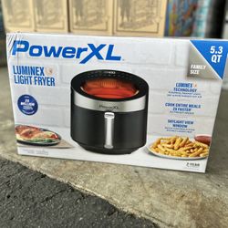 PowerXL Luminex 360 Supercharged Hot Air Fryer