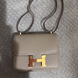 Shoulder Bag Real Smooth Calfskin Leather Beautiful  